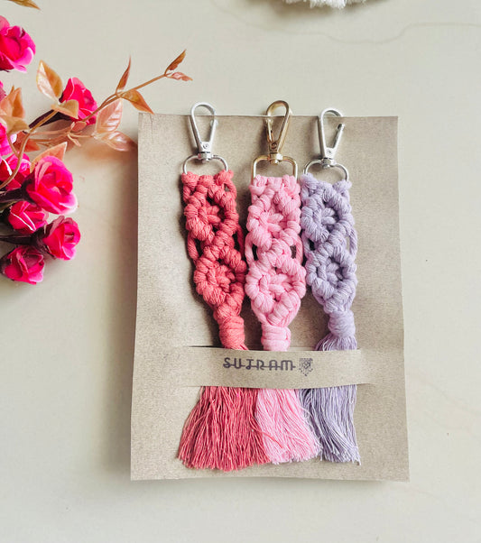 Diamond Tail Keychain (Set of 3)