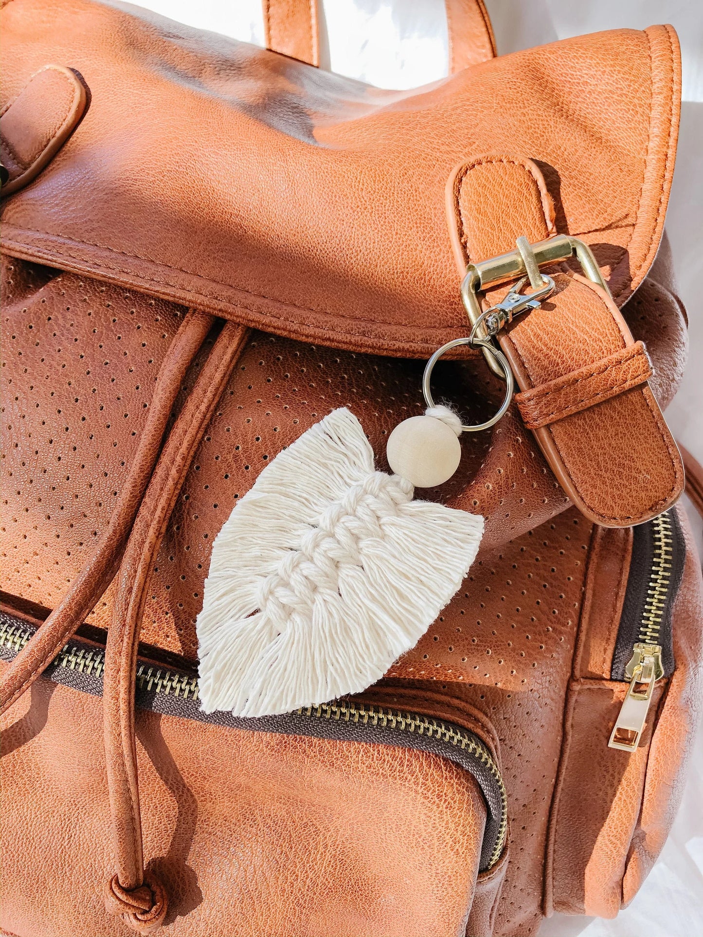 Leaf Keychain- (set of 1)