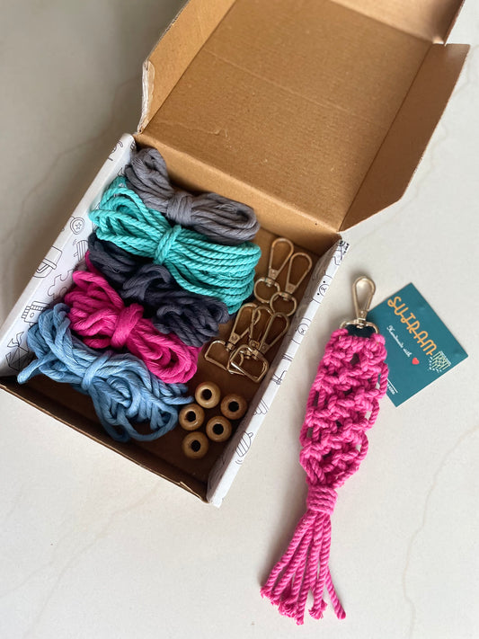 DIY Macrame Keychain Kit